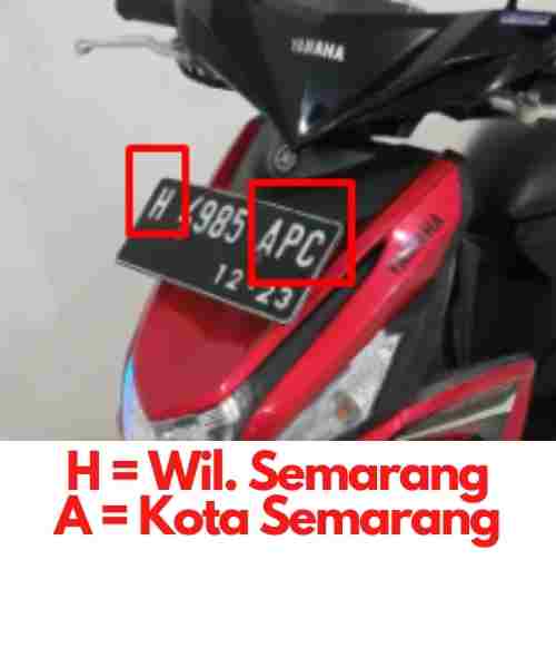 Kode Plat Nomor Kota Semarang
