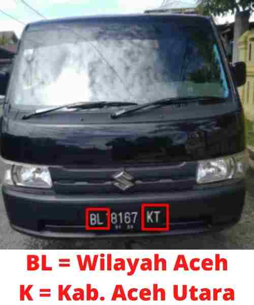 Kode Plat Nomor BL Kab. Aceh Utara