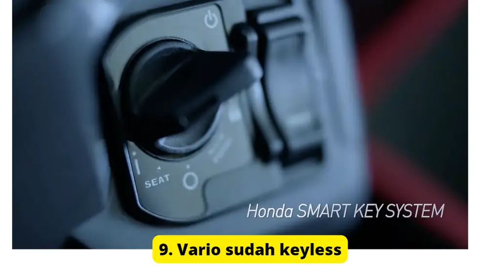 vario 150 sudah keyless dengan smart key system