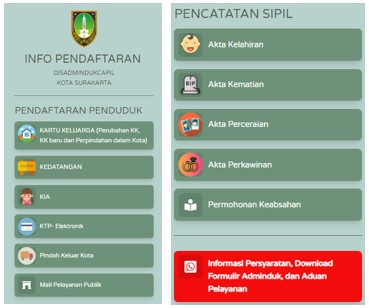 layanan KTP Online Surakarta